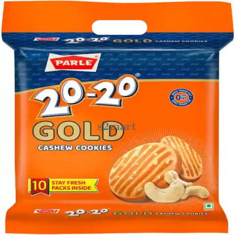 20-20 Gold Cashew Cookies